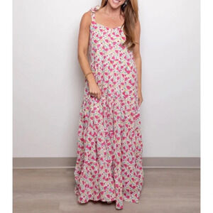 Beau & Ro Westport‎ Cotton Maxi Dress Small
